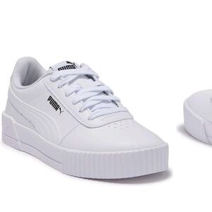 Puma Carina Classic White Trainers
